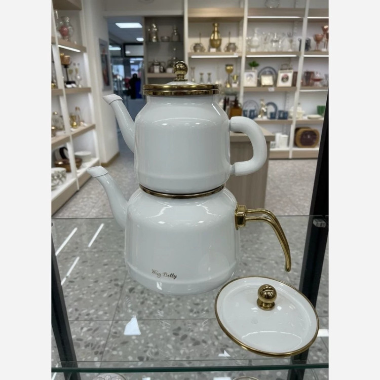 کتری قوری سفید میس بتی ترکیه اصل