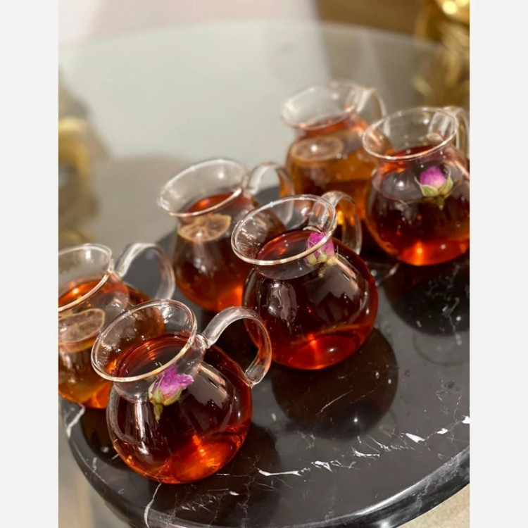 فنجان پیرکس چایخوری 6 عددی