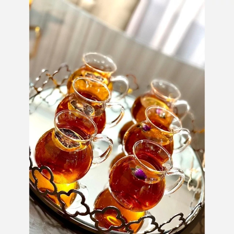 فنجان پیرکس چایخوری 6 عددی