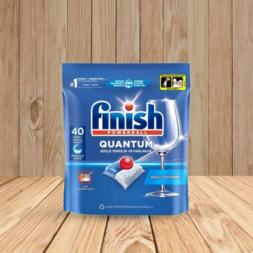 قرص ماشین ظرفشویی فینیش Finish مدل کوانتوم 40 عددی اورجینال